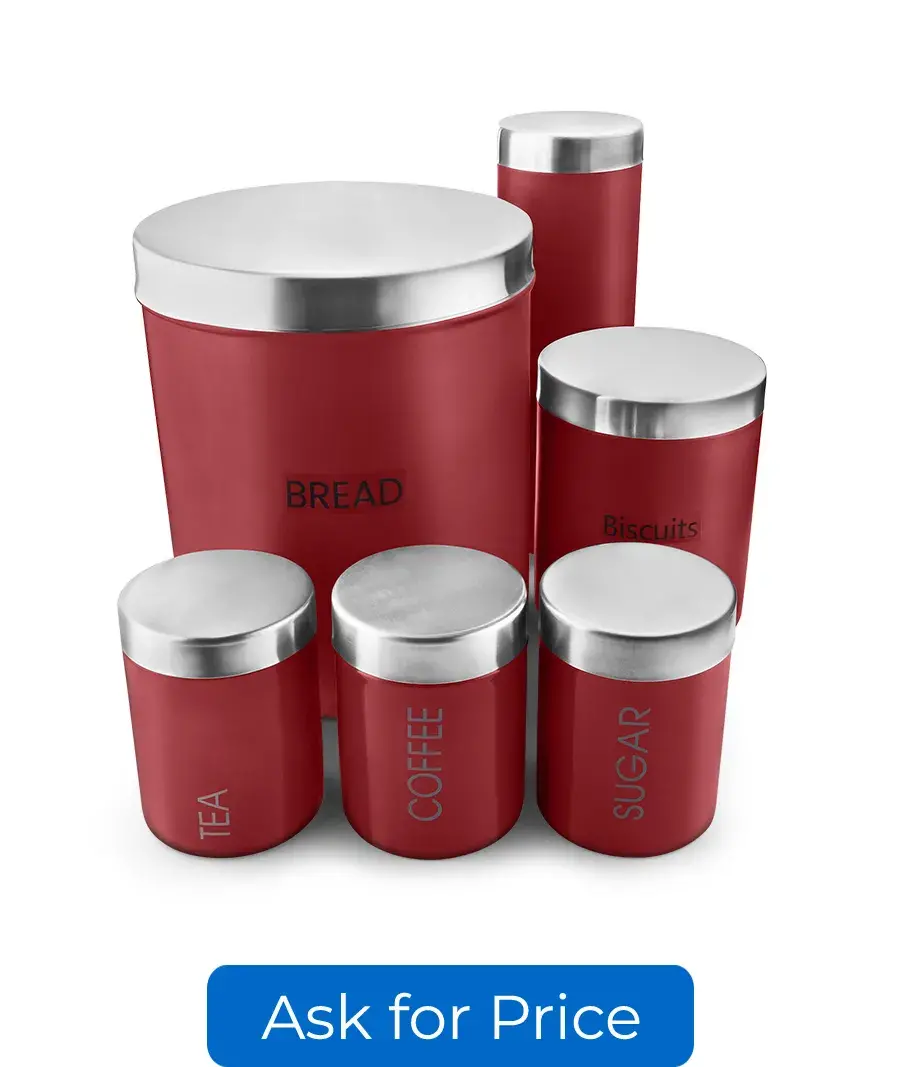 Biscuit Bin Red Color