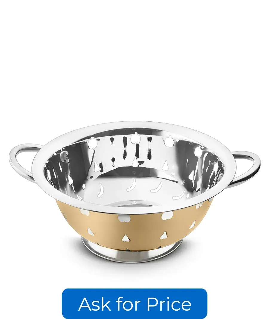 Deep Colander with Colored (Fruit Punch)
