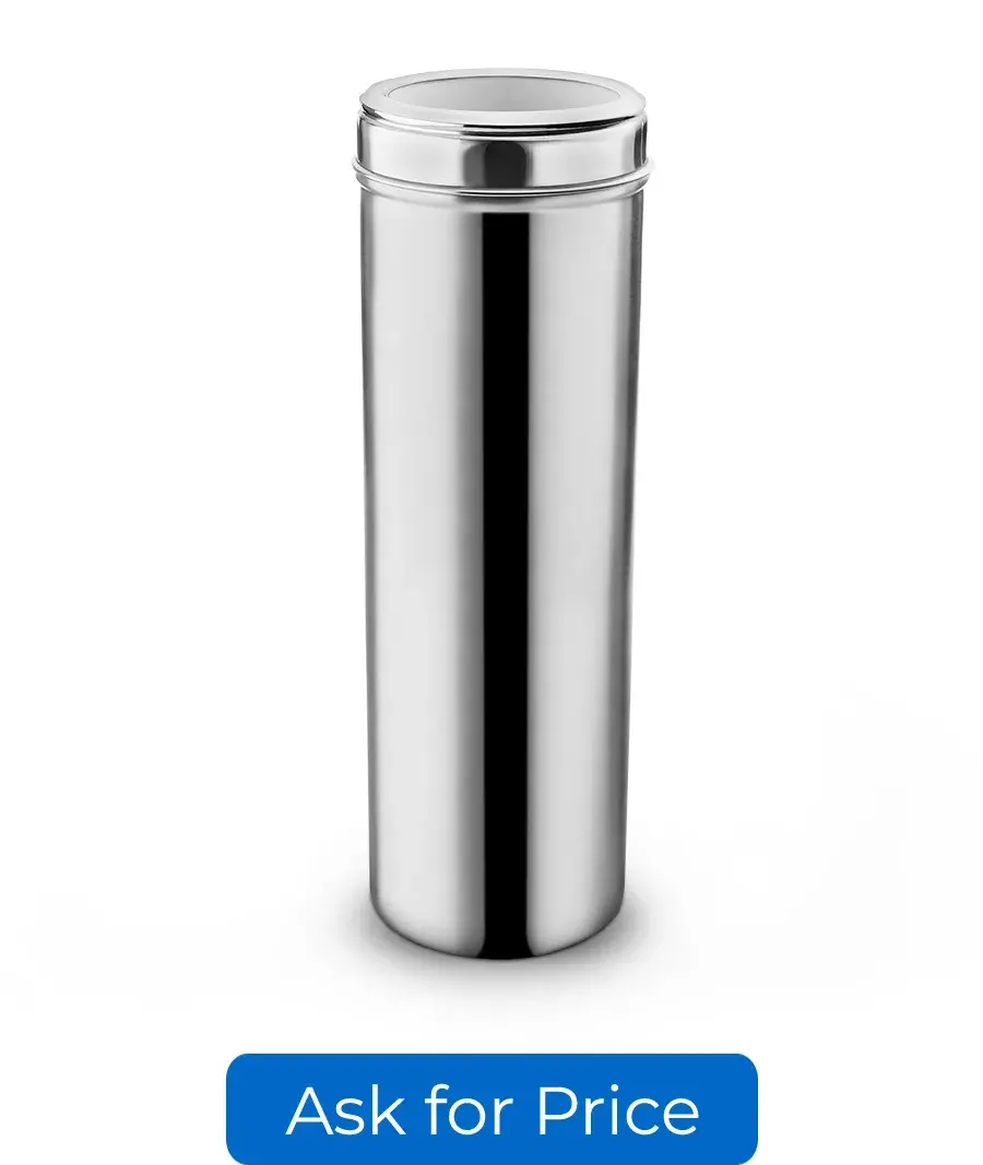 Pasta Canister Color Solid Lid silver