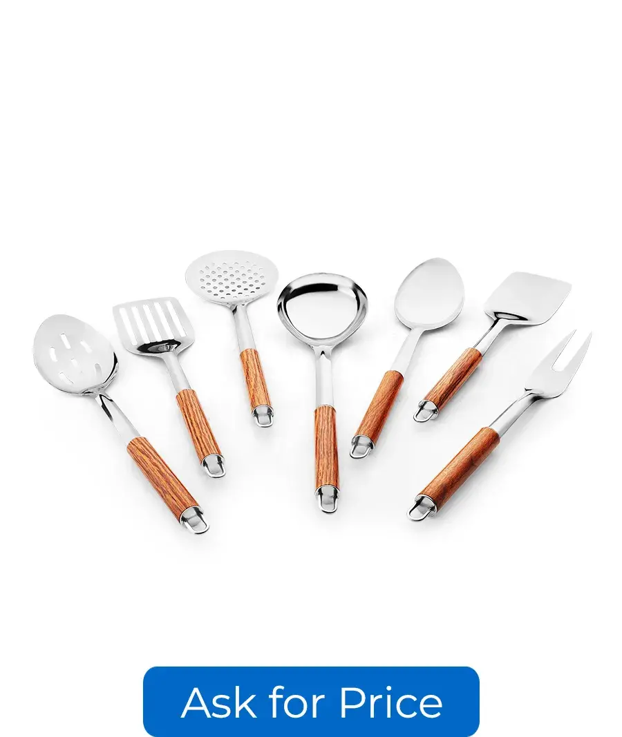 Serving Tool Pipe Hanlde wooden Design