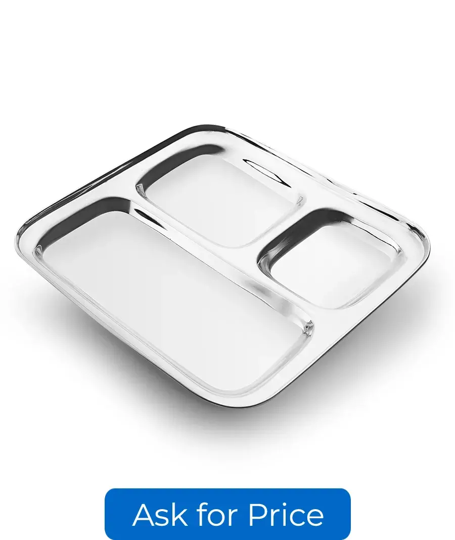 Square Mess Tray 25X25 30X30 35X35 CM