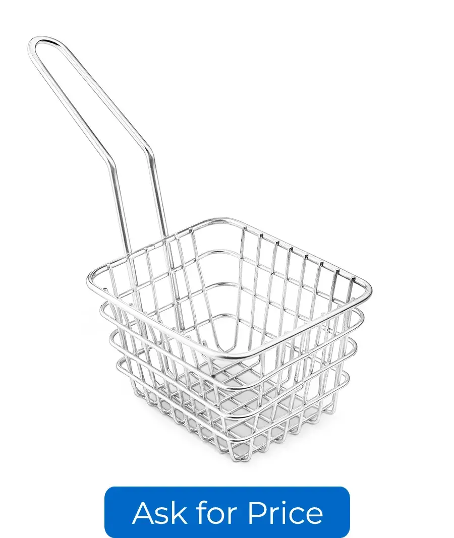 Wire Chip Basket Square
